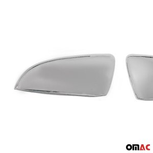 Kia Forte Mirror Cover - Omac - S.Steel - Gloss Silver - '14-'18